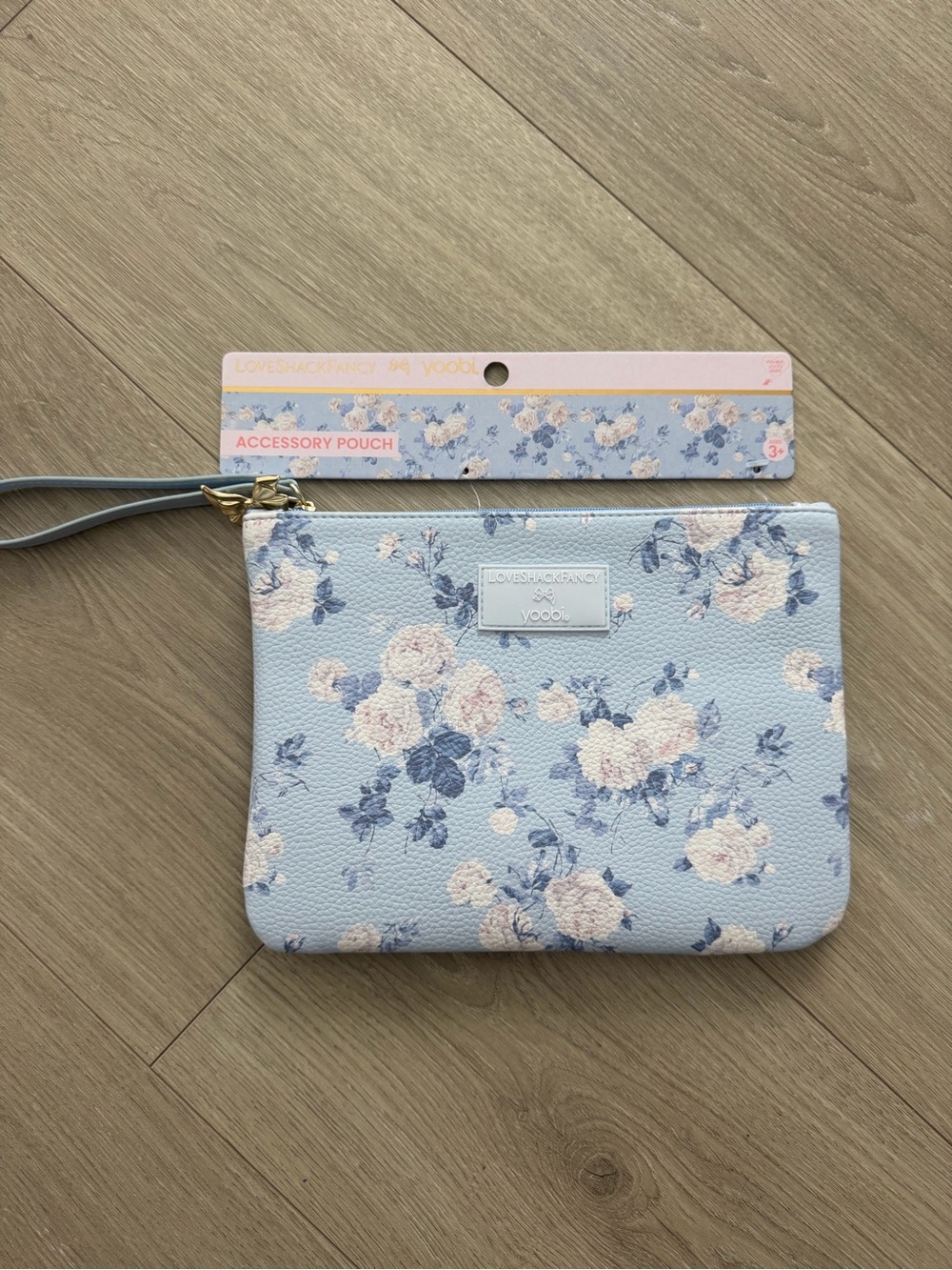 Loveshackfancy x Target Yoobi Everblooming Rosettes accessory pouch